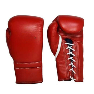 Ensemble de boxe en cuir de vache véritable, nouveau design 2025, dernier modèle, personnalisé, professionnel, couleur rouge, ensembles de boxe d'entraînement gagnants - Product Image 5