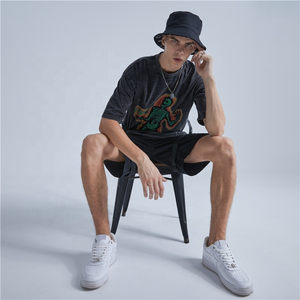 Vintage surdimensionné squelette blanc avant t-shirt Streetwear décontracté à manches courtes coton col rond Anti-rétrécissement 2025 - Product Image 5