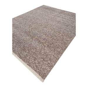 พรมขนสัตว์ถักมือสีเบจน้ำตาล AKWT-1060 ลายพรมแบบจิ๊กซอว์รูปทรงสี่เหลี่ยมผืนผ้า สำหรับห้องนั่งเล่น ทางเข้าบ้าน และโถงทางเดิน - Product Image 2