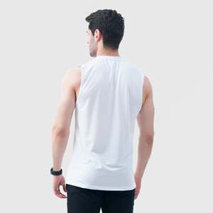 Camiseta sin mangas Aero Flow para hombre en color blanco - Product Image 2