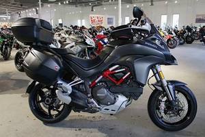 Moto sportive d'occasion Ducati Multistrada 1200 S Touring 1198cc noire et orange, prête à rouler, à vendre - Product Image 3