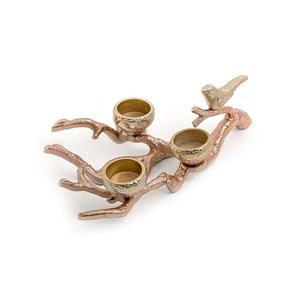 Customized Size And Shape Candle <b>Holder</b> In Aluminium And Glass Gold Color <b>Tealight</b> Candle <b>Holder</b> At Wholesale Supplier - Product Image 2