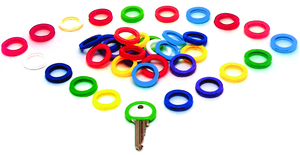 Anellino Segnachiave Copritesta 200 Pezzi Assortimenti Vari - Product Image 1
