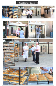 فرن صناعي حراري من جوانجزو فوشان 12-12 صواني بالهواء الساخن سعر الفرن الصناعي الدوار بالغاز الدوار الكهربائي للمخابز - Product Image 6