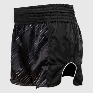 Custom Embroidery <b>Patch</b> Logo MMA Kick Boxing Muay Thai Shorts Loose Fit Breathable Casual Style Eco-Friendly Solid Pattern - Product Image 3