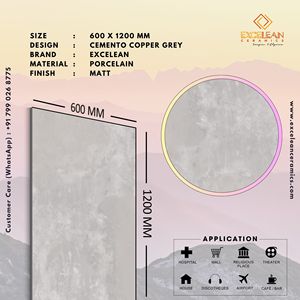 Design moderne Matériaux de construction Vente au détail Supermarché Carreaux de porcelaine Revêtements de sol pour la maison Mur d'ameublement 60x120 60x60 Céramique mate Pisos - Product Image 2