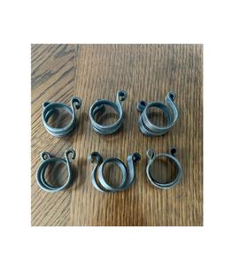 Servilletero de metal de diseño antiguo clásico con toques forjados a mano para fiestas rústicas elegantes y cenas en casa de lujo - Product Image 5