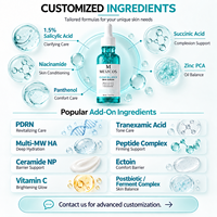 Sérum Visage Quotidien OEM Clear Balance BHA Acide Salicylique Niacinamide Zinc PCA Panthénol Affinant les Pores et Atténuant les Imperfections