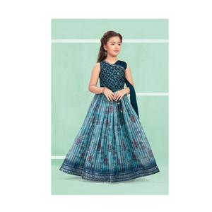 Attctaive Design Kids Wear Vestidos de diseñador de lujo y traje Sharara para ocasiones especiales como fiestas y festivales - Product Image 1