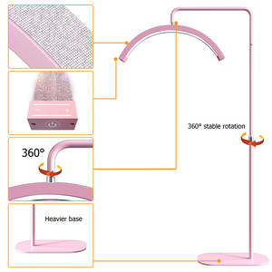 Adjustable LED <b>Magnifying</b> Lamp for Face and Body Skin Rejuvenation Desktop Standing <b>Light</b> with USB Plug - Product Image 3