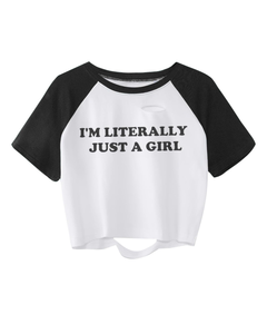 เสื้อยืดลายหัวกะโหลกสำหรับผู้หญิงเสื้อครอปแขนสั้นมีรอยขาดทำจากผ้าฝ้ายและอีลาสเทน - Product Image 1