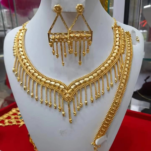 Joyería de moda de boda de estilo clásico DDP de 24 quilates, último diseño para regalo de fiesta, mejor compra para Francia, Reino Unido, India, Envío listo - Product Image 1
