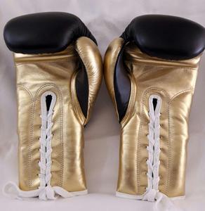 Guantes de boxeo de cuero de vaca personalizables de alta calidad Diseño original y ganador para artes marciales - Product Image 3