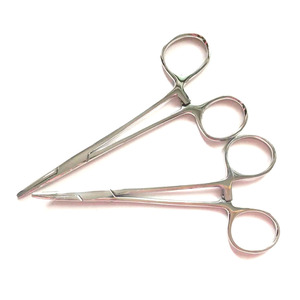 Pinzas manuales de acero inoxidable, tijeras, portaagujas, proveedor directo de fábrica, portaagujas para instrumentos médicos en MOQ bajo - Product Image 4