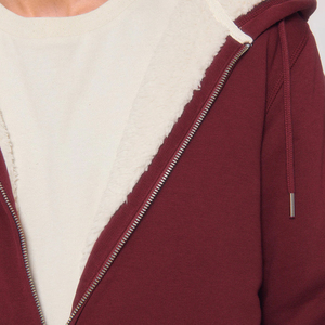 Sudadera con Capucha y Cremallera para <span class=keywords><strong>Hombre</strong></span>, Sudadera de Algodón de Bambú, Sudadera con Capucha Gruesa de <span class=keywords><strong>Forro</strong></span> <span class=keywords><strong>Polar</strong></span> con Media Cremallera, Fabricantes de Ropa para <span class=keywords><strong>Hombre</strong></span> - Product Image 5