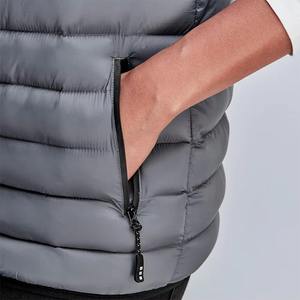 Slim Fit Nueva llegada Venta caliente Hombres Puffer Chaleco Color sólido Impermeable Puffer Chaleco Chaqueta para hombres - Product Image 5