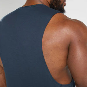 Camiseta sin mangas de verano para hombre, novedad de 2025, algodón 100% de alta calidad, transpirable, estilo informal, diamantes de imitación, precio barato al por mayor - Product Image 3