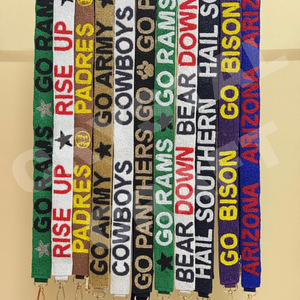 สายกระเป๋าลูกปัดแก้วสไตล์อินเดีย CRYSTAL CRAFT แบบสั่งทำพิเศษ ประดับด้วยลูกปัดเม็ดเล็กสีขาวทอง  อุปกรณ์เสริมแฟชั่นสำหรับกระเป๋า - Product Image 2