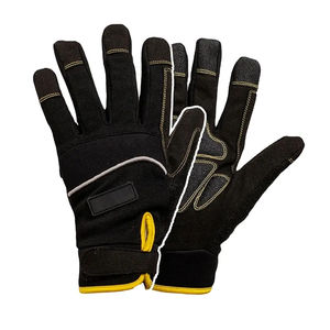Gants de sécurité pour mécanicien en cuir à doigts entiers pour hommes Haute performance de protection des mains Gants de mécanicien en cuir bon marché pour hommes - Product Image 3