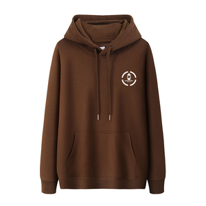 Sweat à capuche d'hiver pour homme 100% coton, imprimé sur mesure avec votre logo, étiquettes et tags offerts - Respirant, écologique, haute qualité - Product Image 4