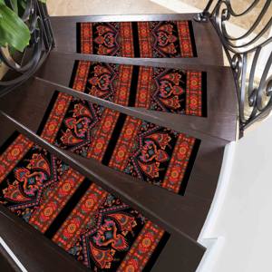 Tapis imprimé : Moderne, ethnique, Navajo, géométrique, couloir, fin, intérieur, personnalisé, avec poils doux - Product Image 2