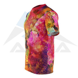Nuevo último diseño 2024 Tie Dye camisetas para hombres estampado en toda la camisa con estampado botánico en todos los colores Tie Dye camisetas - Product Image 2