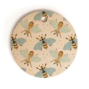 Latest Eco-friendly Bamboo Cheese <b>Board</b> Decorative Enamel Wooden Chopping <b>Board</b> for Home Hotel Kitchen Fruits Vegetable <b>Board</b> - Product Image 4