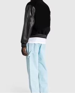 Taille personnalisée Logo Letterman Patchwork Baseball Varsity Veste pour hommes Col montant avec Logo avant Position Hommes Style décontracté - Product Image 4