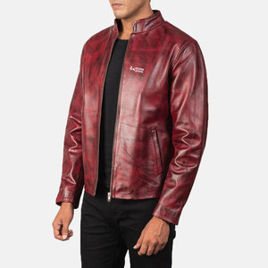 Precio al por mayor tallas personalizadas chaquetas de cuero para hombre/chaquetas de cuero de moda para hombre estilo ropa de calle para la venta - Product Image 3