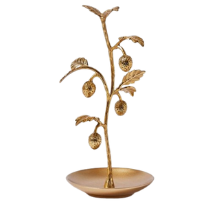 Support de bijoux en métal de conception d'arbre argenté dernier nouveau porte-bijoux décoratif pour accrocher le support de boucle d'oreille inclus - Product Image 6