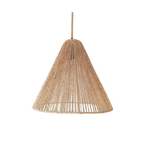 Venta al por mayor decoración del hogar nueva tendencia yute tejido a mano pantalla techo suelo y candelabros ecológico para hoteles - Product Image 4