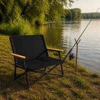 Chaise de pique-nique Kermit extra large en acier, portable et légère