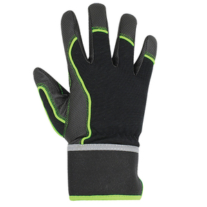 Gants de sécurité OEM pour hommes et femmes, anti-coupure, respirants, en cuir, avec manchette de sécurité, niveau d'impact 1, sans latex, pour travaux de construction - Product Image 6