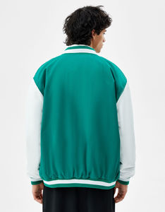 Veste d'hiver Streetwear usine de luxe conception personnalisée veste de baseball manches longues vêtements de sport unisexe vestes universitaires en vrac OEM. - Product Image 2