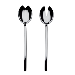 Vente en gros de couverts à salade en métal fini miroir de luxe ensemble d'outils de service pour les mariages fêtes hôtels restaurants cafés - Product Image 4