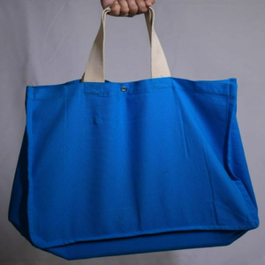 Sac fourre-tout 100% coton écologique réutilisable imprimé personnalisé en gros sac à provisions en vrac en toile recyclée imprimé fantaisie de plage - Product Image 6