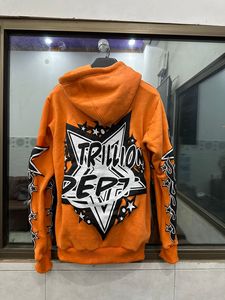 Personnalisé à la mode 420 gsm pull à capuche hommes lourd en détresse gros sweats à capuche surdimensionné pierre vintage lavé sweat à capuche blanc - Product Image 5