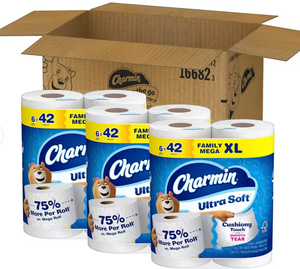 Papel Higiénico Chamin-Ultra Suave de Calidad, 18 Rollos Familiares Mega XL, 126 Rollos, Sellado de Fábrica, Listo para Enviar - Product Image 2