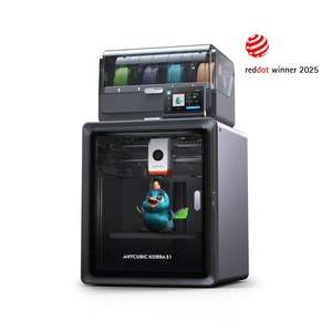 Anycubic Kobra S1 Combo 3D <b>Printer</b> 250x250x250mm Build Volume Heated Bed USB Connectivity PLA Filament Support - Product Image 2
