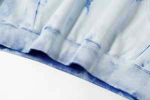 Sweat à capuche unisexe de qualité supérieure avec poche kangourou, logo personnalisé, coton et polaire, tie-dye, style streetwear - Product Image 4