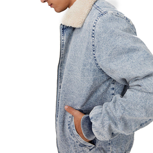 Chaquetas Vaqueras para Hombre al por Mayor, Cuello Alto, Resistentes al Viento, Ecológicas, de Alta Calidad, con Logotipo Personalizado, Proveedor al por Mayor - Product Image 3