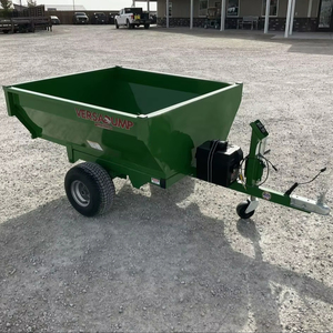 Buy New Mini Dump Trailer 36x5 Single Axle 2KBumper Pull Bumper Farming Tractor Hydraulic Dump Spreader Gate Cambar 3-Year - Product Image 1