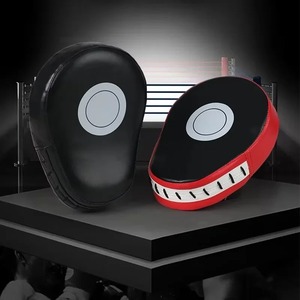 Almohadilla de enfoque de boxeo curvada, bolsa de punzonado curvada de cuero, guantes de Kick Boxing transpirables, almohadilla para entrenamiento de artes marciales - Product Image 4