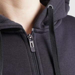 Blade <b>Zipper</b> Hoodie 100% Cotton Breathable Navy Color - Product Image 6