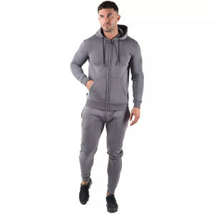 Conjunto Deportivo de Dos Piezas para Hombre, Grueso, con Capucha y Cremallera, para Invierno, Resistente al Viento y Transpirable, al por Mayor - Product Image 4