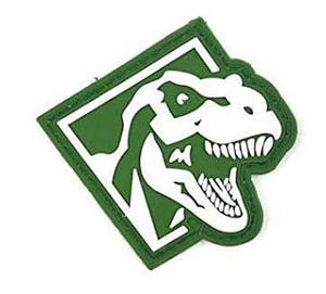 Parches de PVC 3D con logotipo de goma grabado en relieve Parche de goma decorado con encaje en forma de corazón y flor - Product Image 3