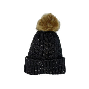 Comprar gorro de punto grueso cálido de invierno a bajo precio gorro confeti Marled Pom para nieve al aire libre senderismo Digital impreso 2025 - Product Image 3