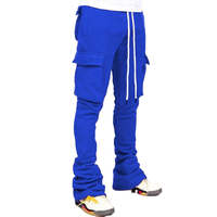Pantalones Deportivos Cargo Personalizados para Hombre, Estilo Holgado, Pierna Recta y Ancha, Fabricante OEM