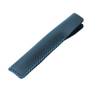 Grandes pochettes d'emballage de bijoux portables de haute qualité en cuir véritable à fermeture éclair avec logo personnalisé pour montre à bouton et stylo sacs-cadeaux enveloppe - Product Image 2