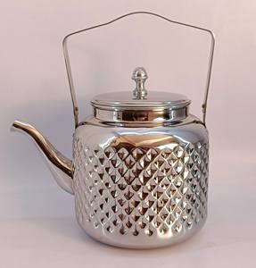 Stylish Tea <b>Pot</b>/Tea Kettle Finished for Home Hotel Restaurant Stainless Steel Dishwasher Safe Mirror Finished Tea Coffee Kettle - Product Image 4